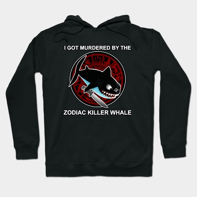 Zodiac Killer Whale Hoodie by Bob Rose